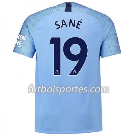 Camisetas Manchester City Sane 19 Primera Equipacion 2018/2019